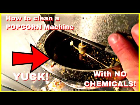 The Fastest Way to Clean Your Popcorn Maker Without Using Any Cleaner or Chemical.