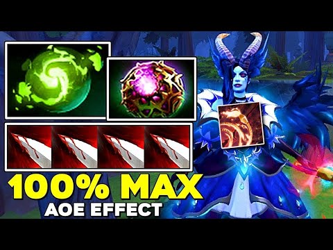BROKEN META [ Queen of Pain ] vs LATE GAMER - MID GANKING INSANE SHADOW STRIKE - 100% MAX AOE EFFECT