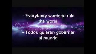 Everybody Wants to Rule the World-Tears for Fears (letra &amp; traducción)