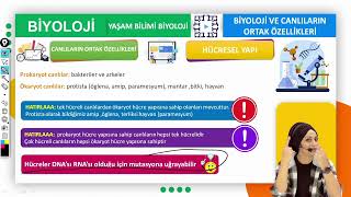 9.Sınıf Biyoloji Hücresel Yapı