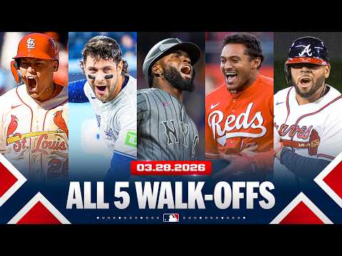 오늘 MLB 전체에서 끝내기가 무려 5개나 나왔습니다! 어떤 것이 최고였을까요?! | MLB 하이라이트