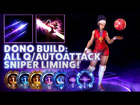 Liming Disintegrate - DONO BUILD: ALL Q/AUTOATTACK SNIPER LIMING! - Bronze 2 Grandmaster S3 2022