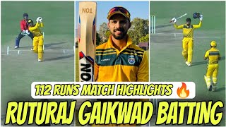 Ruturaj Gaikwad Batting Highlights 🔥 Today Syed Mushtaq Ali Trophy 2022