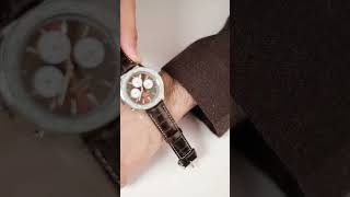 ساعة دهنج World Time Chronograph بني 63