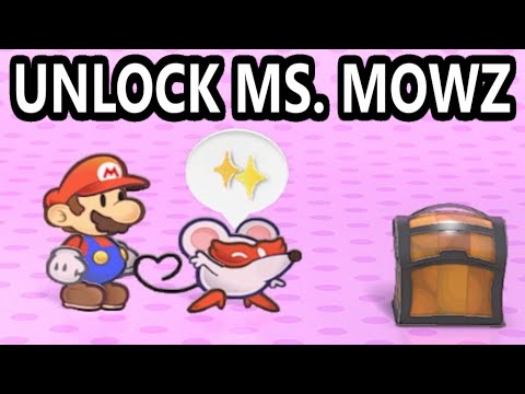 Elusive Badge! Trouble | How to Get Ms. Mowz In Paper Mario The Thousand Year Door Nintendo Switch