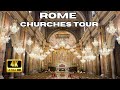 Rome Churches Tour Pt 1 The Hidden Churches Of Rome Walking Tour 4k