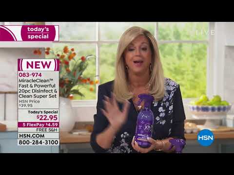 HSN | Joy Mangano's Miracle Clean World Premiere 09.15.2018 - 01 AM