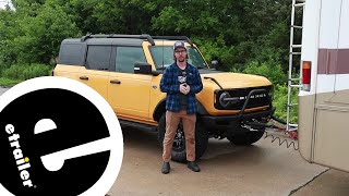 etrailer | Installing the Roadmaster Stop Light Switch Kit in a 2022 Ford Bronco