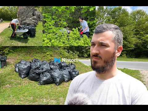 QYTETARËT NUK JANË TË KUJDESSHËM NDAJ MJEDISIT - TETOVARËT PASTROJNË "LUGINA E AMBASADORËVE"