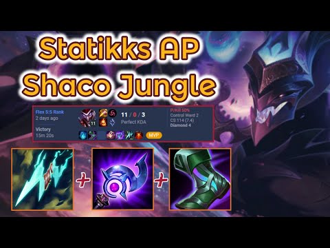 Statikks Shiv AP Shaco - S13 Ranked [League of Legends] Full Gameplay - Infernal Shaco