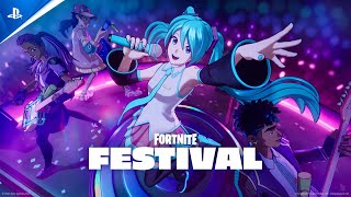 Fortnite Festival - Season 7 Icon: Hatsune Miku | PS5 Trailer