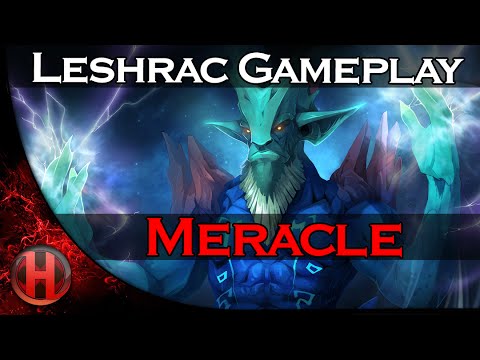 Meracle 6600 MMR Leshrac Gameplay Dota 2