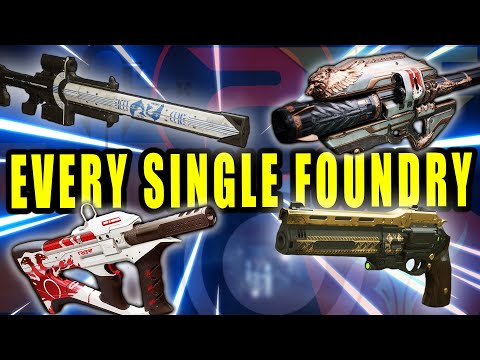 Every Single Secret Weapon Foundry in Destiny - Destiny 2