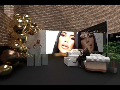 Event scenography design and production- Gloria 30th birthday party