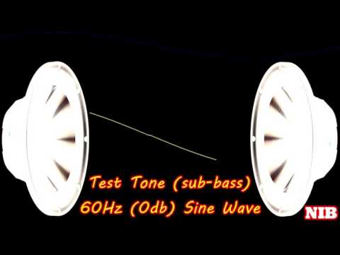 NIB - Test Tone(sub-bass) - 60Hz (0db) Sine Wave