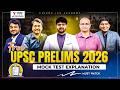 Free UPSC Prelims 2026 Mock Test Full Paper Discussion Explanation Vishnu IAS