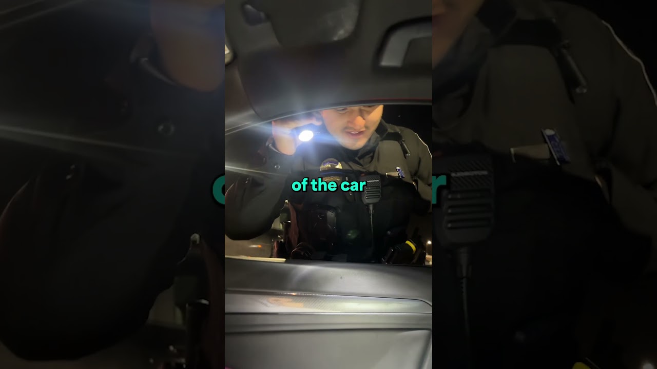 Police Officer Couldn’t Resist the Temptation 😂