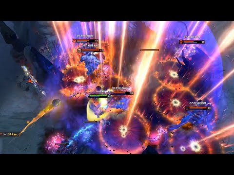 DOTA 2 INVOKER + FACELESS VOID RAMPAGE