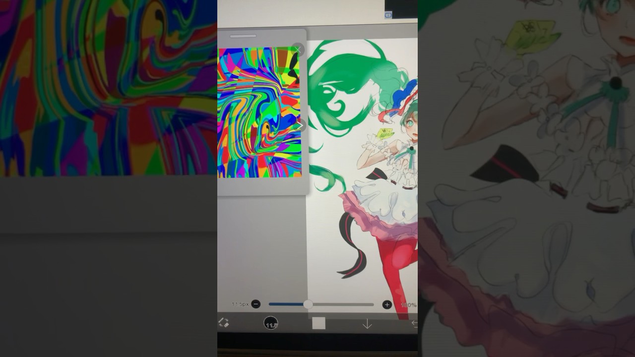 【魔法の色塗り】🖤🩶🤍→⁉️⁉️⁉️