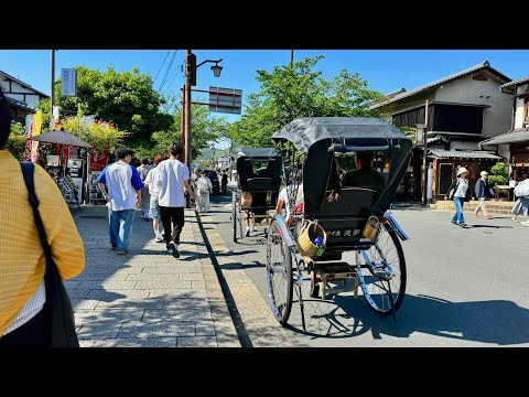 4K Kyoto Japan - Kyoto Arashiyama Shopping Street Walking Tour | 京都嵐山 2024