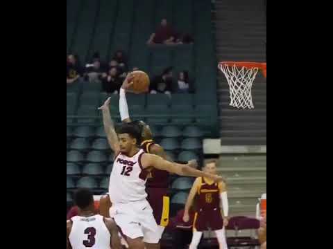 Sharife Cooper left hand dunk in traffic 🤯 #shorts