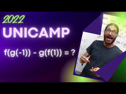 Exercício de função composta - Unicamp 2022 - Matemática