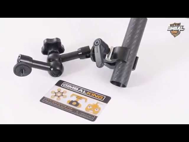 Vídeo relacionado con AdirPro Trípode de Cabeza Plana de Aluminio de 5/8 Pulgadas y 11 roscas con Abrazadera rápida (Negro)