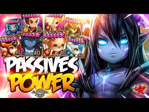UNIQUE TEAM with MASS PASSIVES   Summoners War