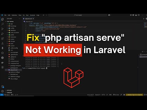 How to Fix "php artisan serve" Failed to Listen on 127.0.0.1 in Laravel (2025)