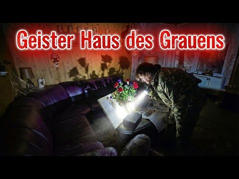 Haunted house💀 deep in the woods, the planned overnight stay goes wrong 😲😱