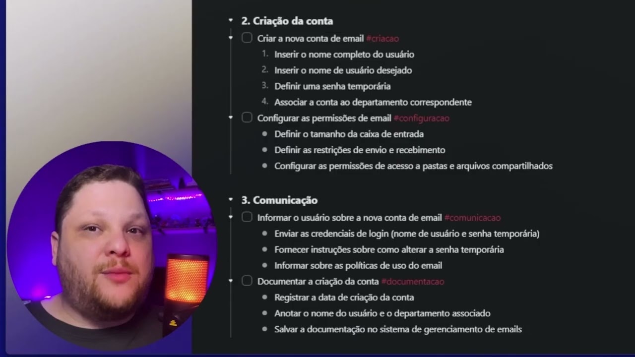 Taskade IA | Caso prático de uso | POP - Procedimento Operacional Padrão