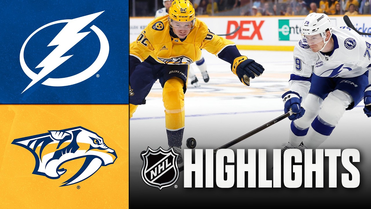 Lightning vs. Predators | NHL Preseason Highlights | September 22, 2026
