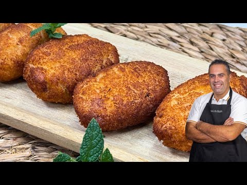 Croquetas caseras de jamón y cebolla caramelizada