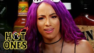 Sasha Banks Bosses Up While Eating Spicy Wings | Hot Ones