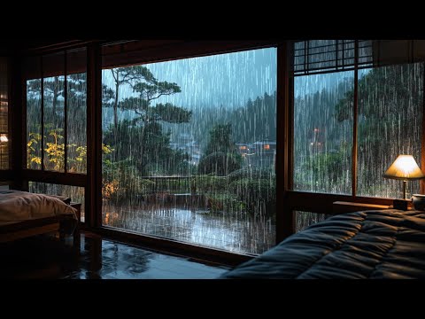 Rain Sounds for Sleeping, Rest, Study, Focus | Japanese-style Ambience