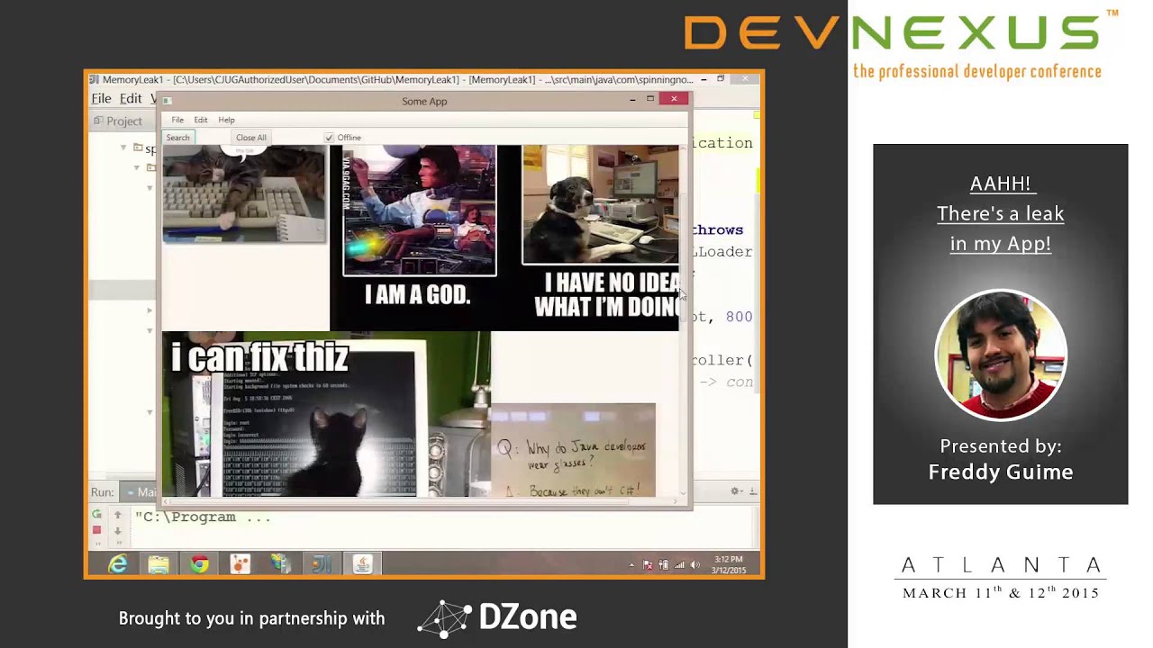 Devnexus 2015 - AAHH! There's a leak in my App! - Freddy Guime