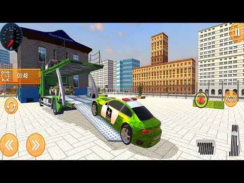 Army Vehicles Transport Games 2022: Mode 1 Muscle Car Truck Airplane - Android iOS Gameplay
