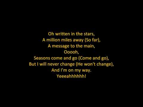 Tinie Tempah - Written In The Stars (feat. Eric Turner) (ON SCREEN LYRICS)