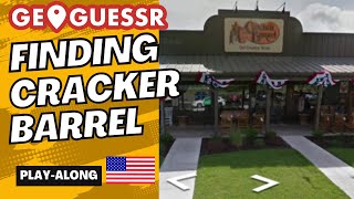 Ultimate Cracker Barrel Challenge: GeoGuessr Game Across All 600+ US Locations! (Play-Along Game)