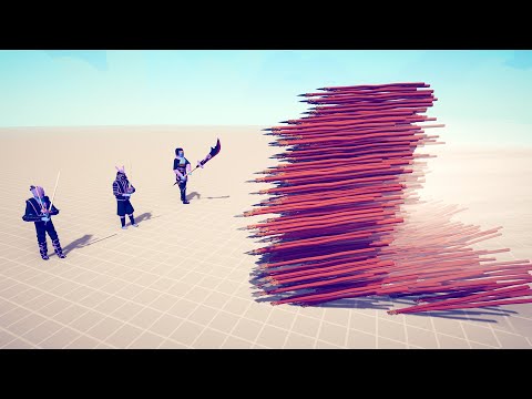 3x CURSED SAMURAI vs 3x RANGED GODS TABS