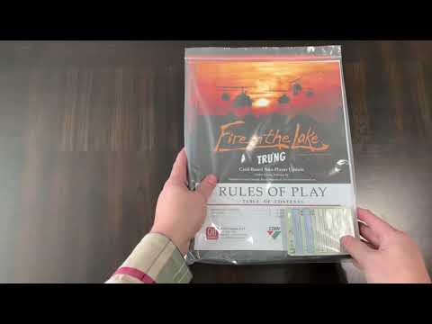 Fire In The Lake: Tru’ng Bot Update Pack (GMT) - Unboxing