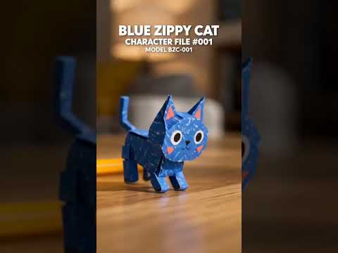 Character File #001 — Blue Zippy Cat thumbnail