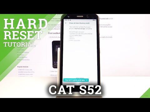 Factory Reset CAT S52 – Erase All Content & Settings