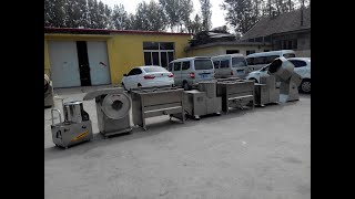 semi automatic potato chips machine/french fries machine part 1