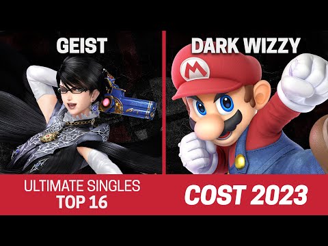 COST 2023 Singles Top 16 - Geist (Bayonetta) vs Dark Wizzy (Mario) - SSBU Tournament