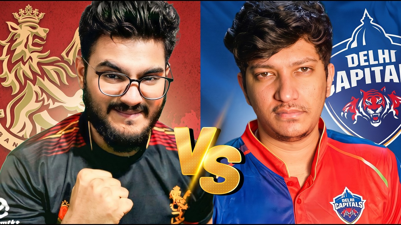 RCB vs DC LIVE STREAM 🔴 - JK vs Sathyeah