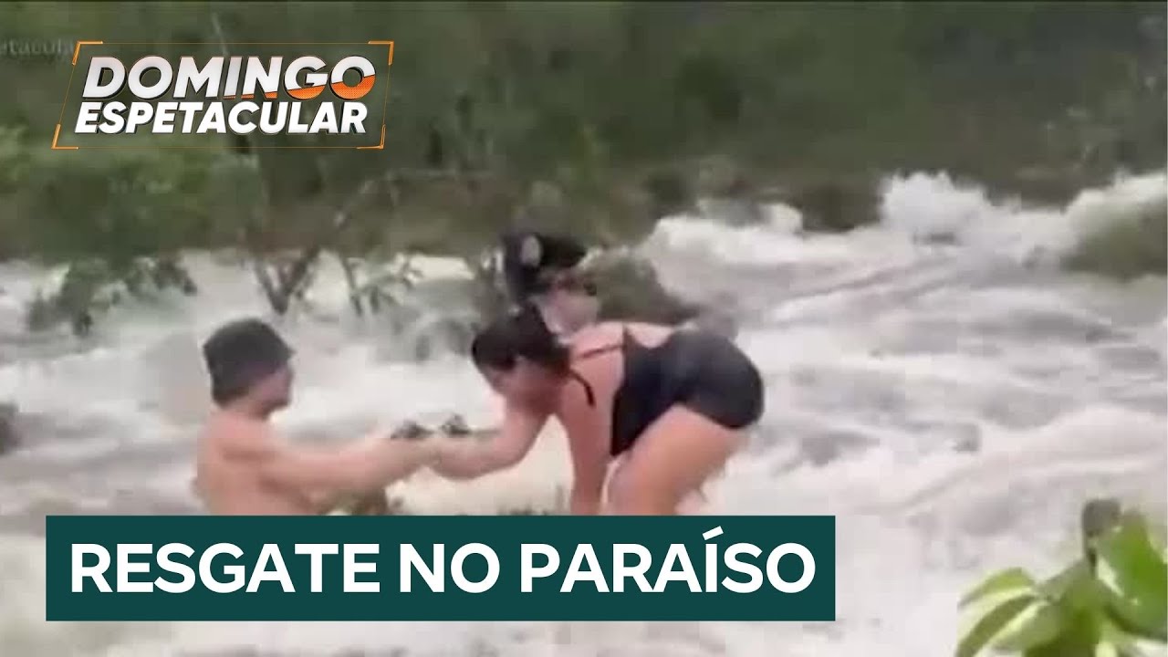 Resgate no paraíso: família é surpreendida por cabeça d’água durante trilha na Chapada dos Veadeiros