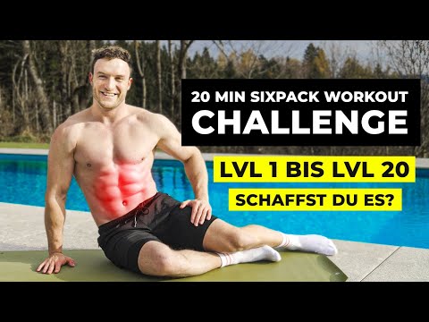 20 Min. Sixpack Workout Challenge Extrem - Schaffst du es? | Sascha Huber