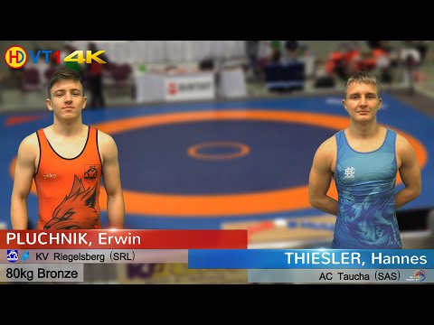 🤼 | Wrestling | German Championships 2021 Cadets (Freestyle) - 80kg Bronze | PLUCHNIK vs. THIESLER