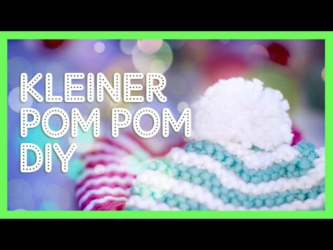 Kleiner Bommel/PomPom DIY ohne Schablone!